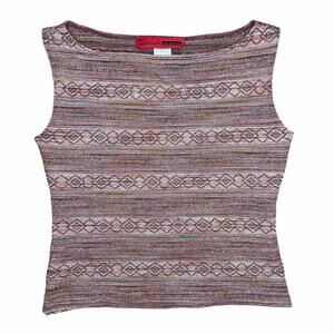 Necessary Objects by Ady Gluck-Frankel Tank Y2K Vintage Size S